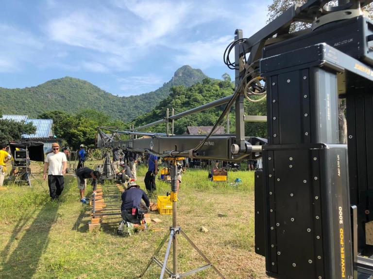 Behind the scenes of “The Serpent” shoot in Thailand. Cr: BBC/Netflix