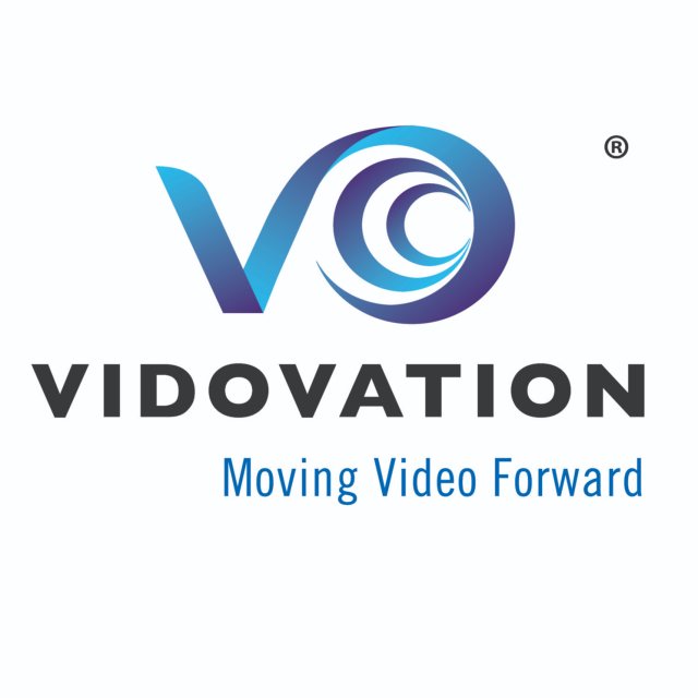 Logo for VidOvation – Moving Video Forward