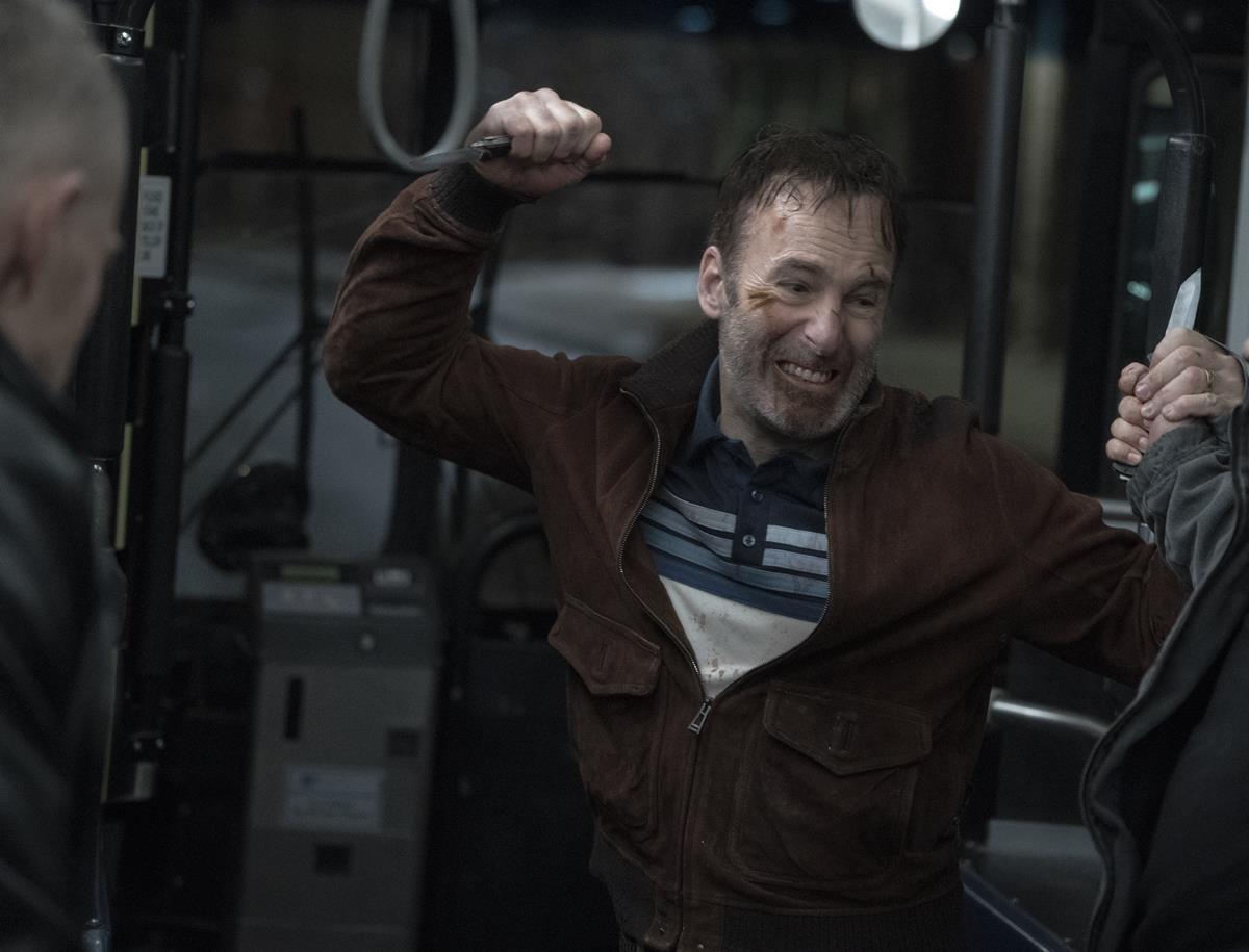 Bob Odenkirk as Hutch Mansell in “Nobody,” directed by Ilya Naishuller. Cr: Allen Fraser/Universal Pictures
