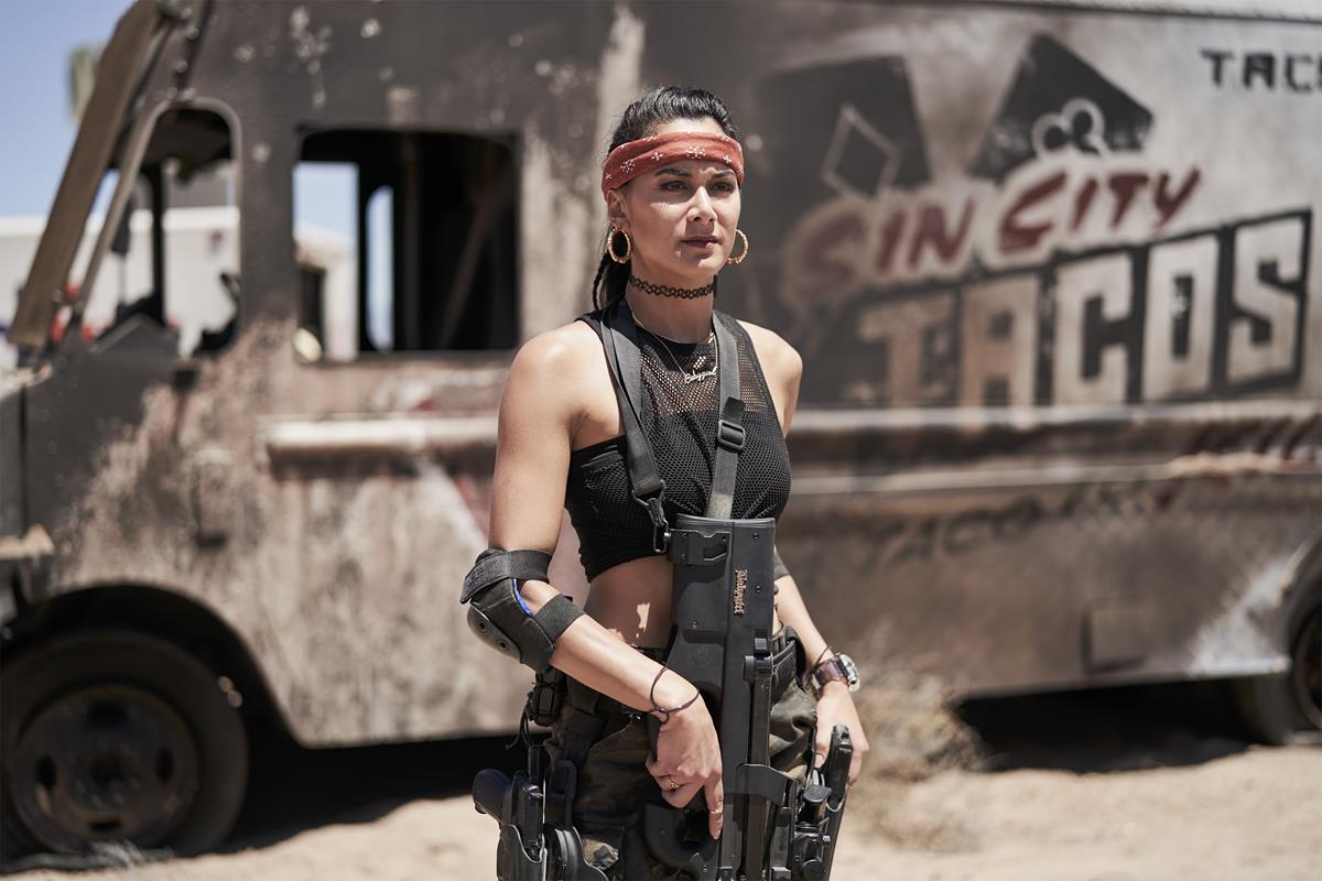 Samantha Win as Chambers in “Army of the Dead,” written and directed by Zack Snyder. Cr: Clay Enos/Netflix