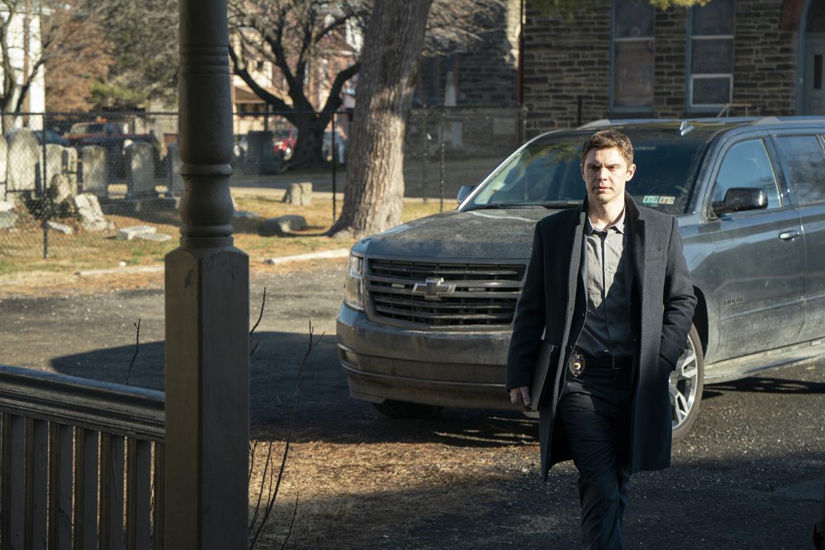 Evan Peters in “Mare of Easttown.” Cr: HBO