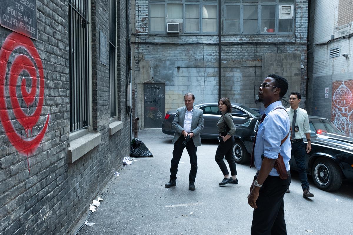 Chris Rock stars as Detective Ezekiel “Zeke” Banks in “Spiral.” Cr: Brooke Palmer/Lionsgate