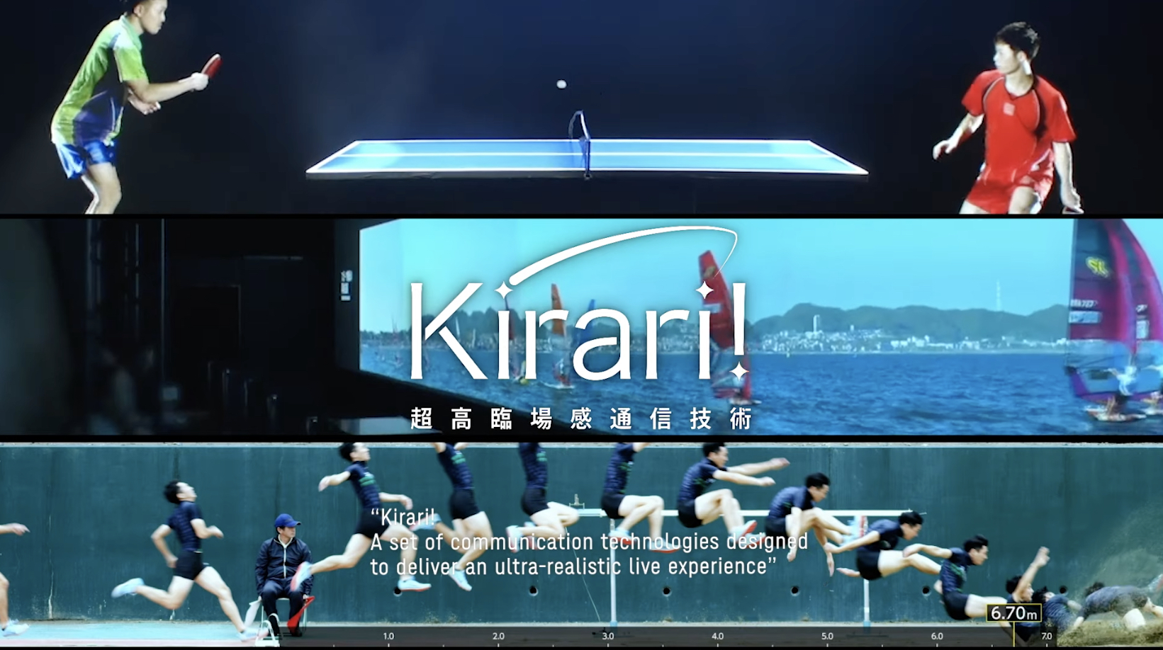 NTT’s Kirari system in action