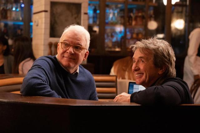 Steve Martin as Charles and Martin Short as Oliver in Episode 1 of “Only Murders in the Building.” Cr: Hulu