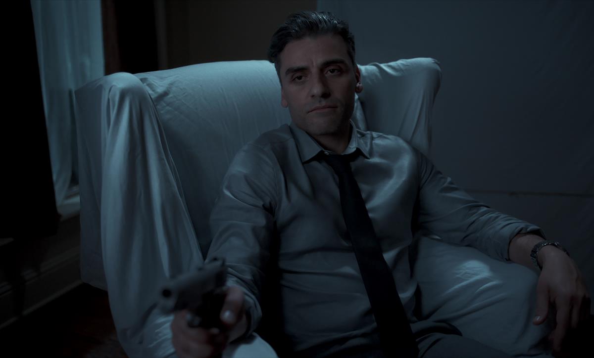 Oscar Isaac as William Tell in Paul Schrader’s “The Card Counter.” Cr: Focus Features