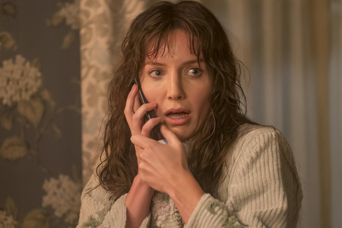 Annabelle Wallis as Madison Mitchell in “Malignant.” Cr: Warner Bros. Pictures