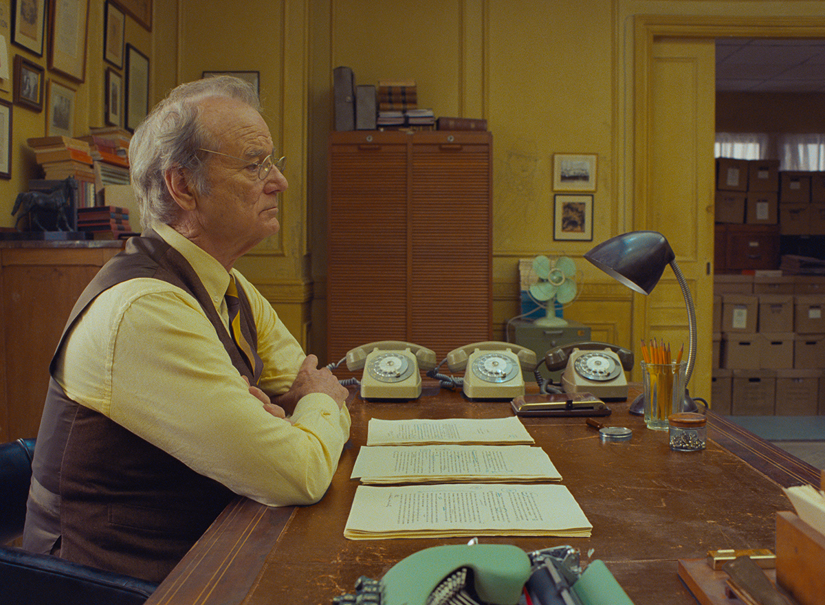 Bill Murray as Artur Howitzer in director Wes Anderson’s “The French Dispatch.” Cr: Searchlight Pictures