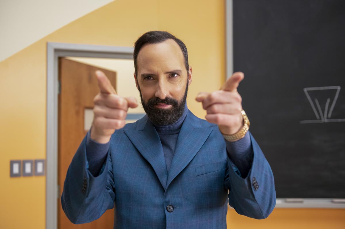 Tony Hale as Mr. Benedict in Episode 3 of “The Mysterious Benedict Society.” Cr: Disney
