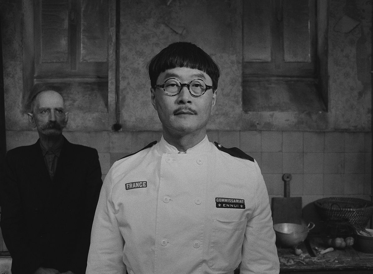 Stephen Park as Nescaffier in director Wes Anderson’s “The French Dispatch.” Cr: Searchlight Pictures