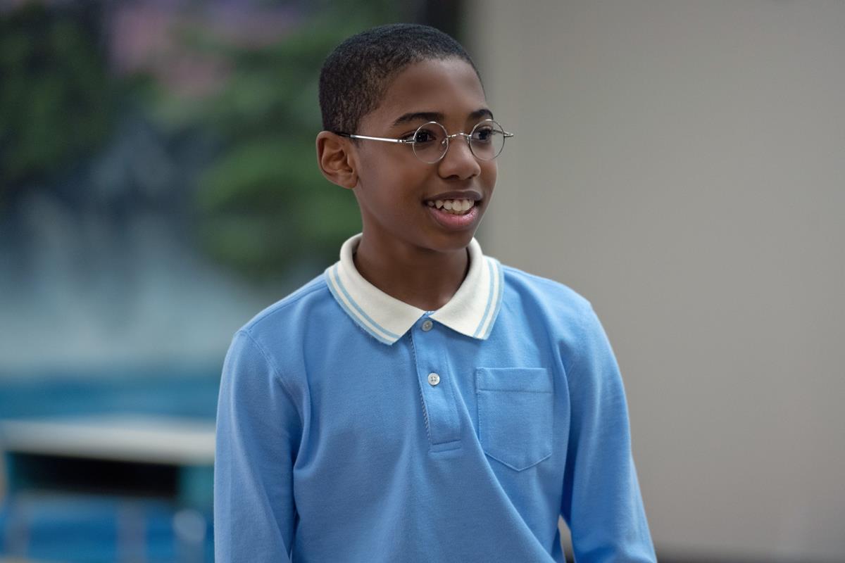 Seth Carr as George “Sticky” Washington in Episode 1 of “The Mysterious Benedict Society.” Cr: Disney