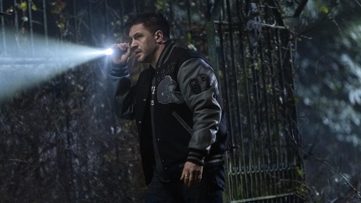 Tom Hardy as Eddie Brock in “Venom: Let There Be Carnage.” Cr: Sony Pictures