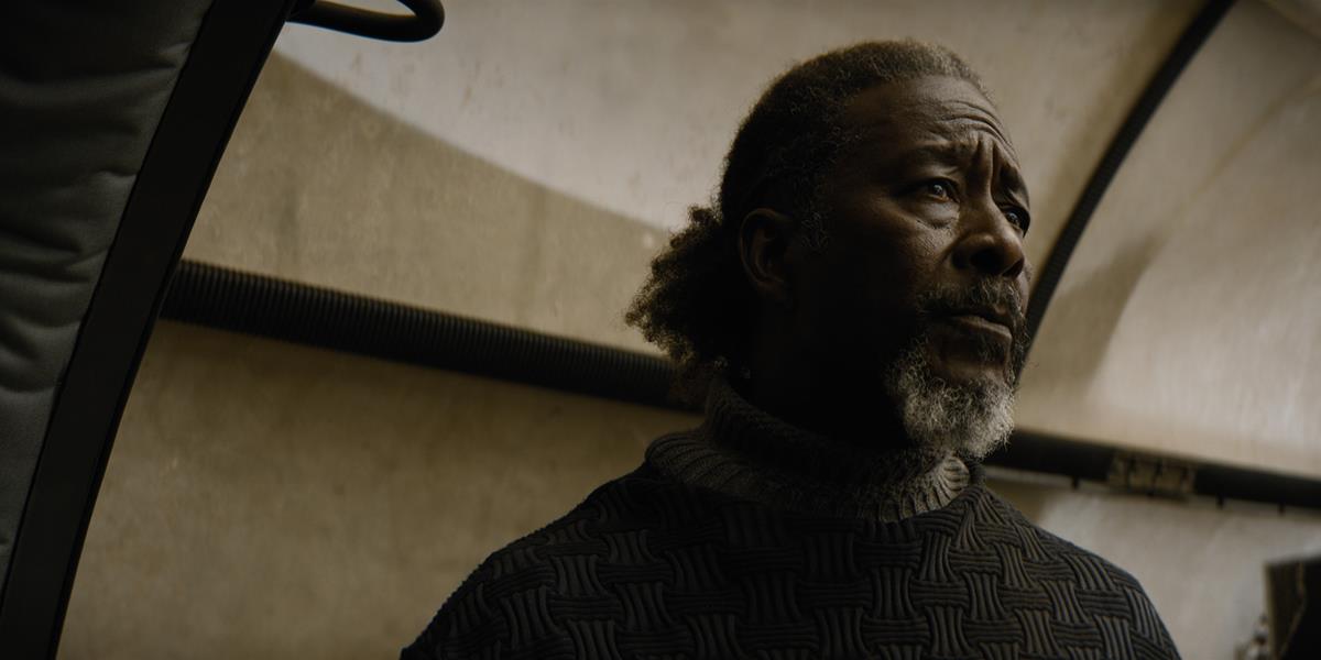 Clarke Peters as Abbas in episode 4 of “Foundation.” Cr: Apple TV+