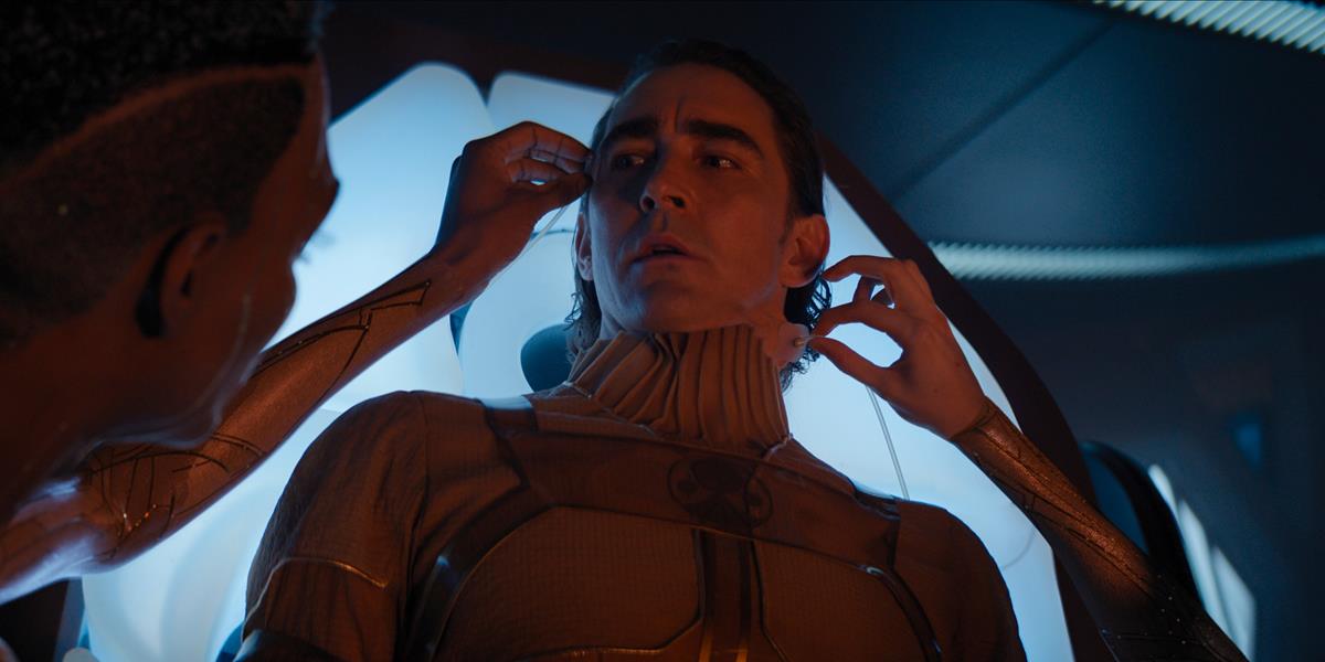 Lee Pace as Brother Day in episode 6 of “Foundation.” Cr: Apple TV+