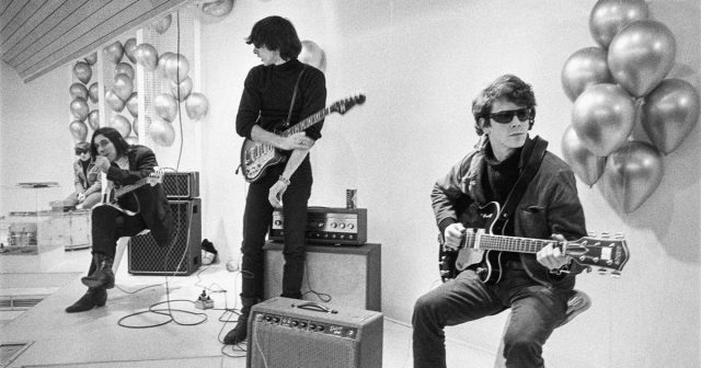 Moe Tucker, John Cale, Sterling Morrison, and Lou Reed from archival photography in director Todd Haynes’ “The Velvet Underground.” Cr: Apple TV+