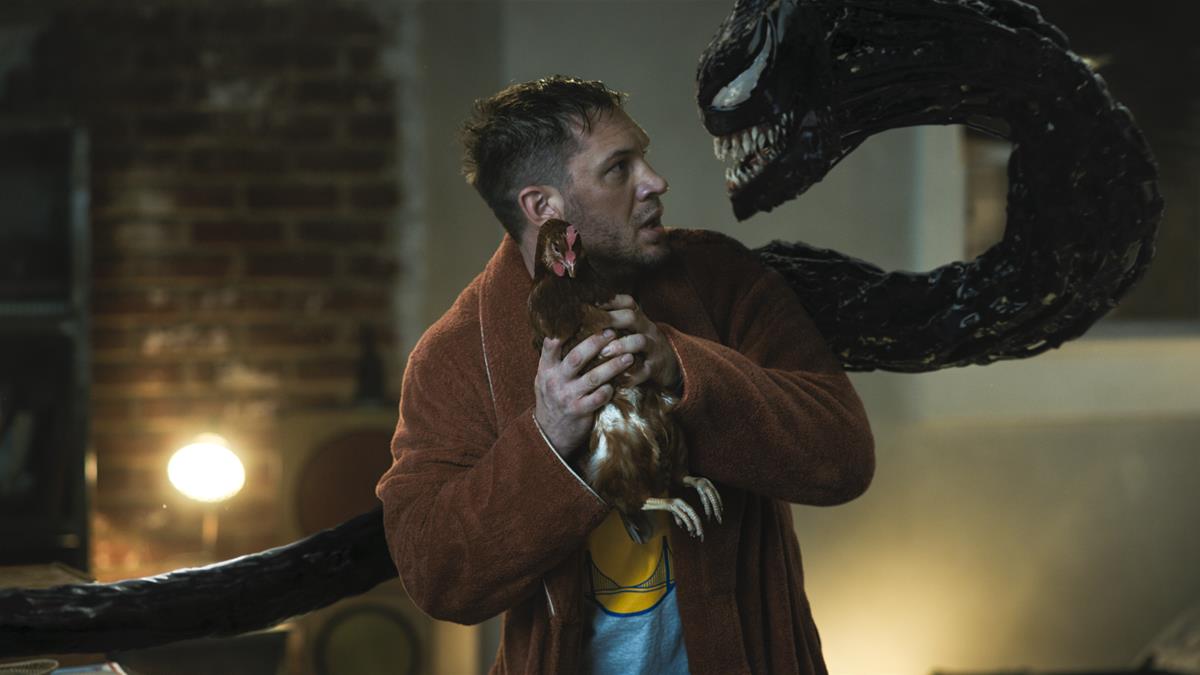 Tom Hardy as Eddie Brock/Venom in “Venom: Let There Be Carnage.” Cr: Sony Pictures
