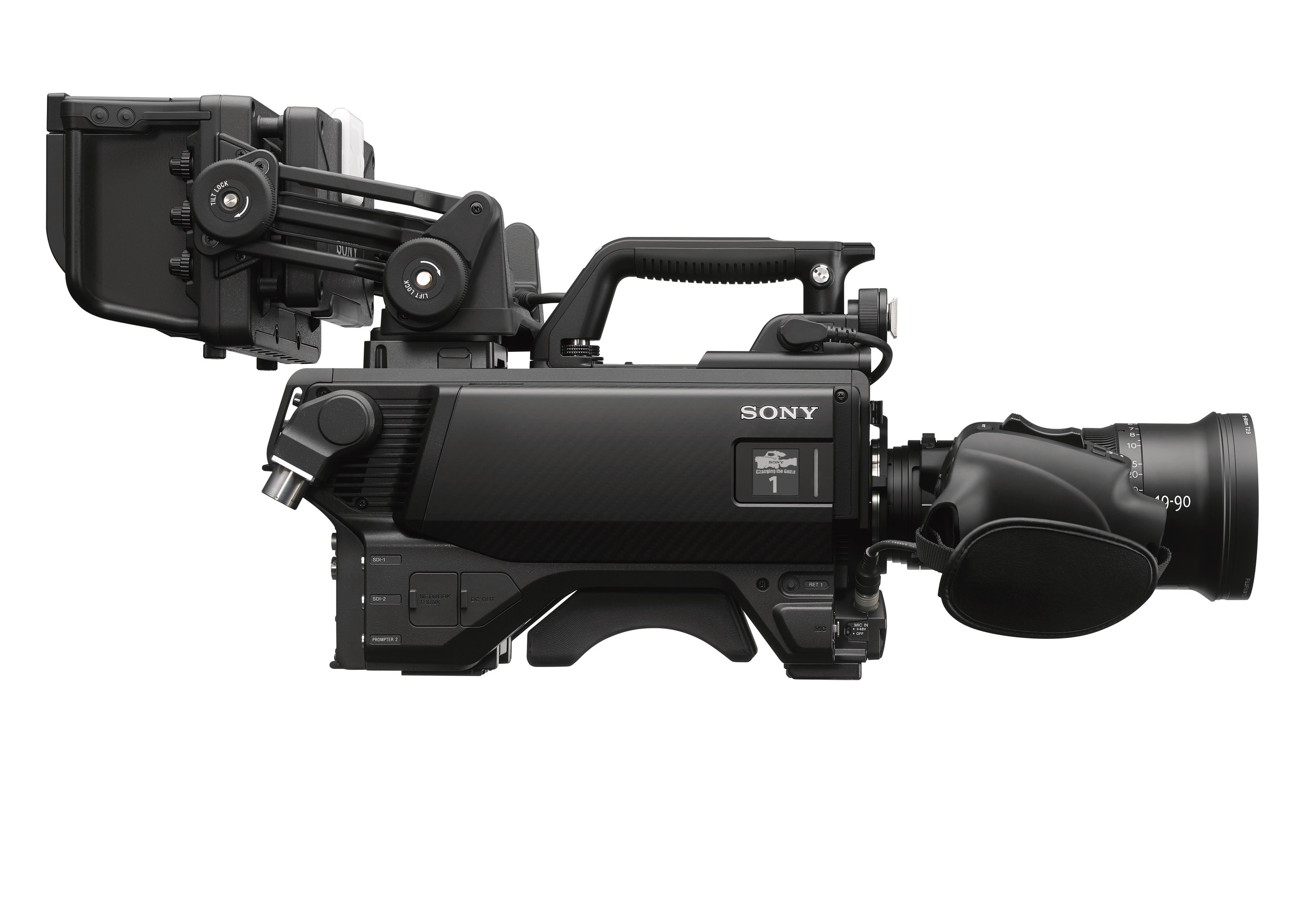 Available in December, the new Sony HDC-F5500 has a Super 35mm, 4K CMOS global shutter image sensor that enables shallow depth-of-field. Cr: Sony