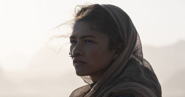 Zendaya as Chani in director Denis Villeneuve’s “Dune.” Cr: Warner Bros