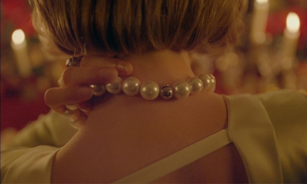 Kristen Stewart as Princess Diana in “Spencer.” Cr: Pablo Larraín/NEON