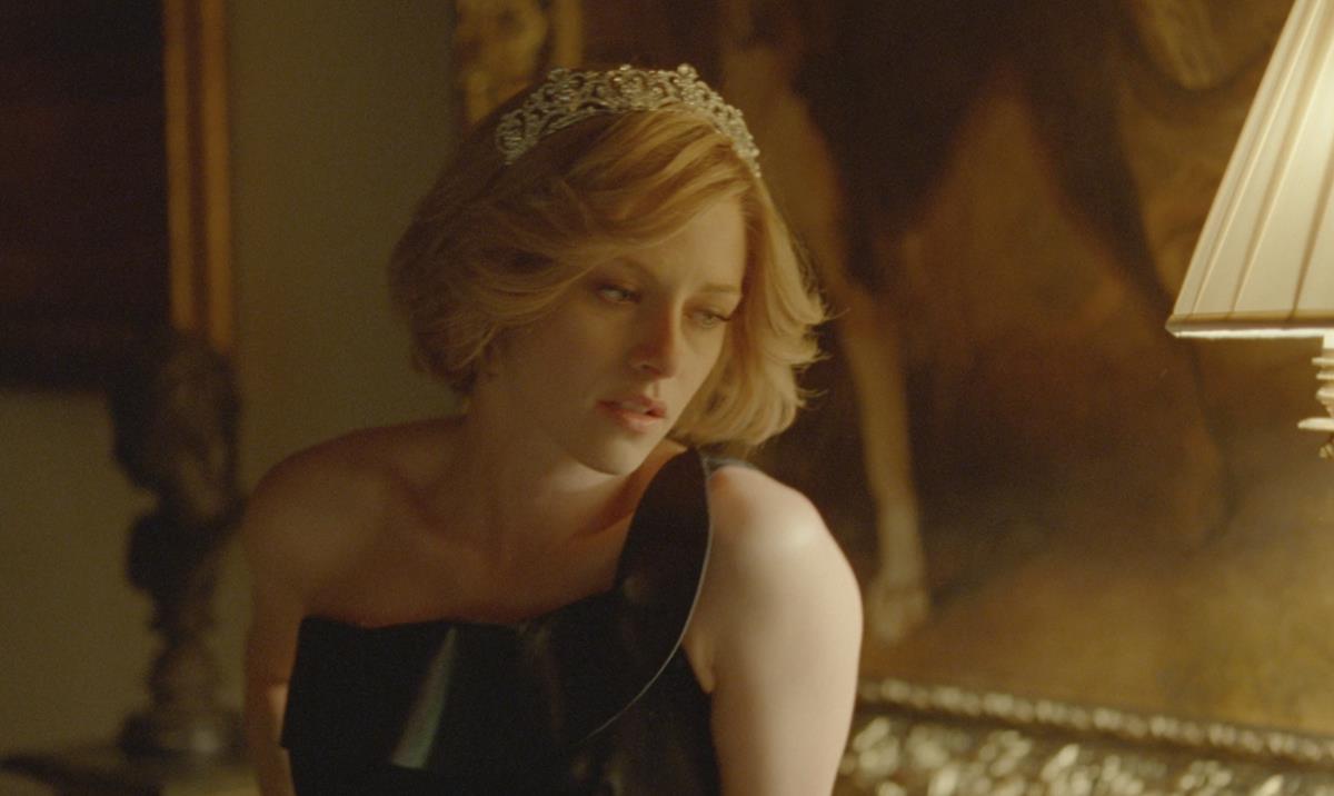Kristen Stewart as Princess Diana in “Spencer.” Cr: Pablo Larraín/NEON