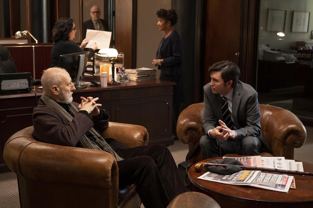 James Cromwell as Ewan Roy and Nicholas Braun as Greg Hirsch in Season 3 Episode 2 of “Succession.” Cr: HBO