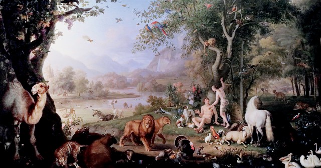Johann Wenzel-Peter, 1745-1829. Rome.: “Adam et Eve au Paradis Terrestre, “Adam and Eve in the Terrestrial Paradise.” Vatican Pinacoteca.