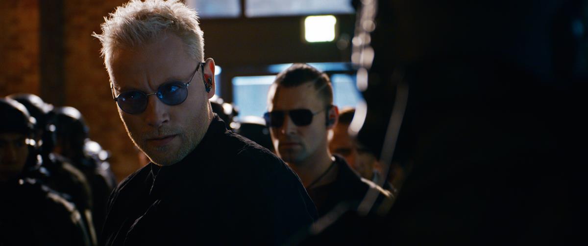 Max Riemelt as Sheperd in director Lana Wachowski’s “The Matrix Resurrections.” Cr: Warner Bros. Pictures