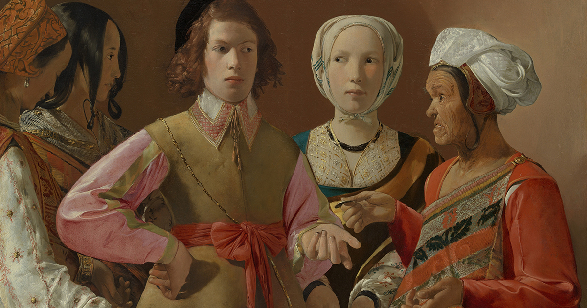 "The Fortune Teller," painting by Georges de La Tour. Courtesy of the Metropolitan Museum of Art