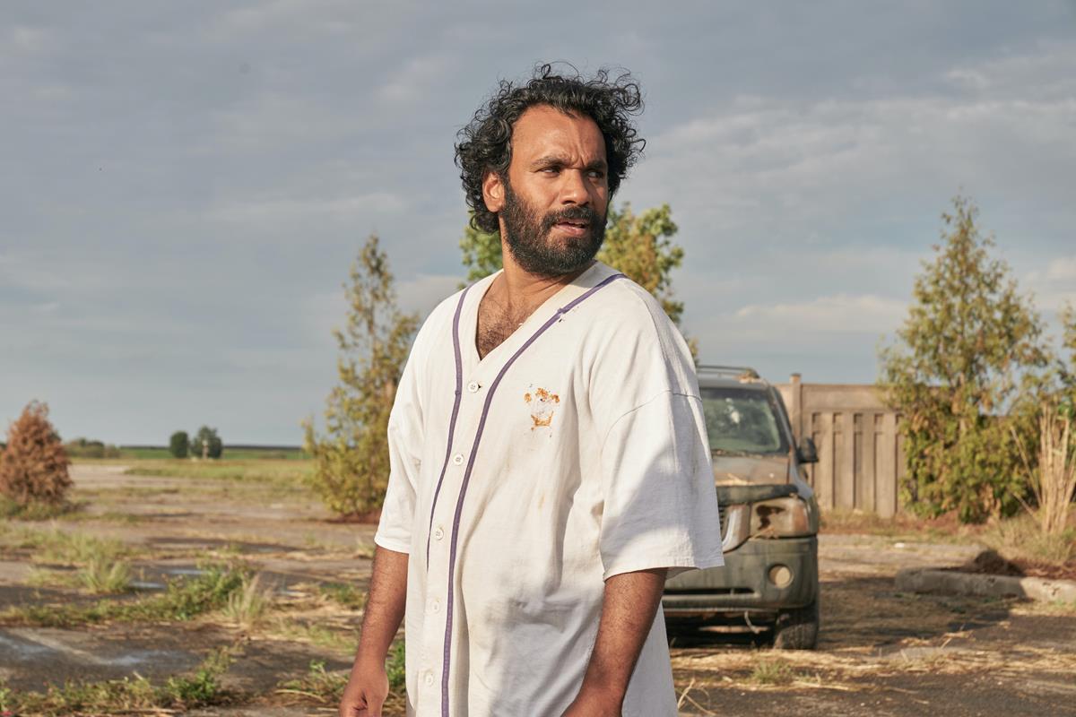 Andy McQueen as Sayid in season 1 episode 6 of “Stations Eleven.” Cr: Warner Media