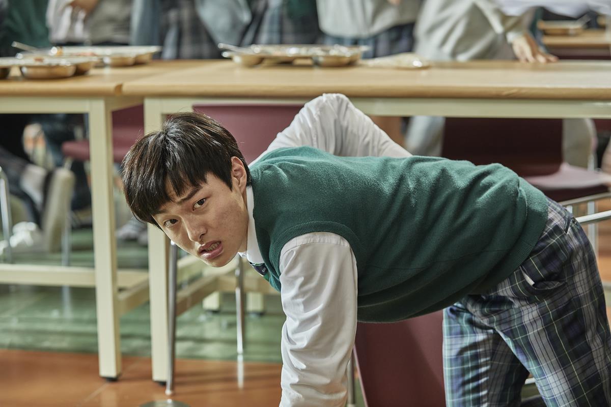 Yoon Chan-young as Lee Cheong-san in “All of Us Are Dead.” Cr: Yang Hae-sung/Netflix
