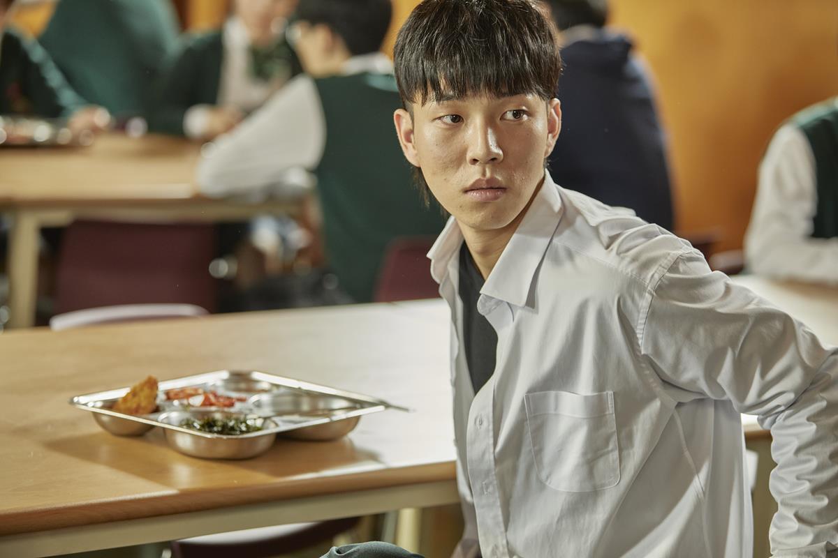 Yoo In-soo as Yoon Gwi-nam in “All of Us Are Dead.” Cr: Yang Hae-sung/Netflix