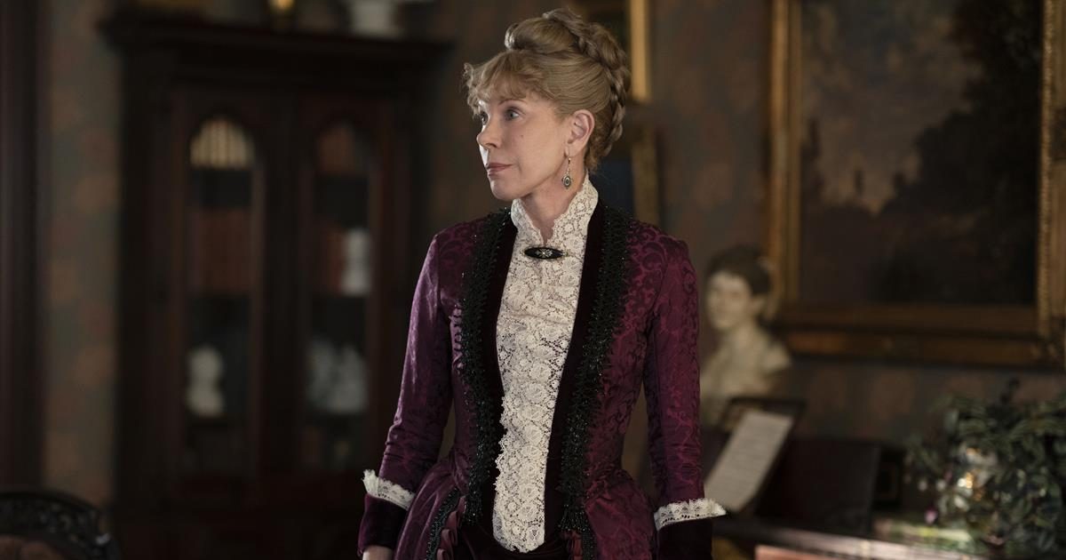 With subliminal history lessons and a sprawling cast playing composite characters, HBO’s new series “The Gilded Age” is being called the “American Downton Abbey.” Christine Baranski as Agnes Van Rhijn. Cr: Warner Media