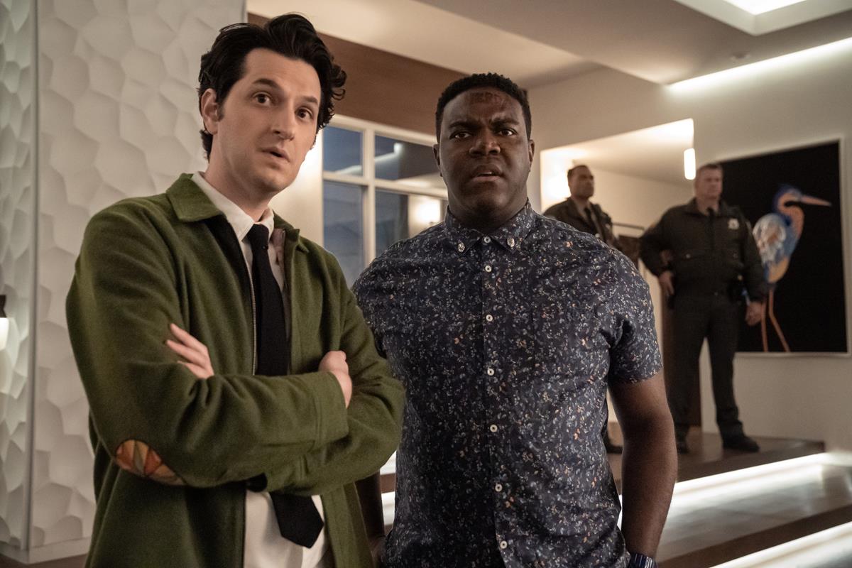 Ben Schwartz as Yasper and Sam Richardson as Aniq in episode 8 of “The Afterparty.” Cr: Apple TV+