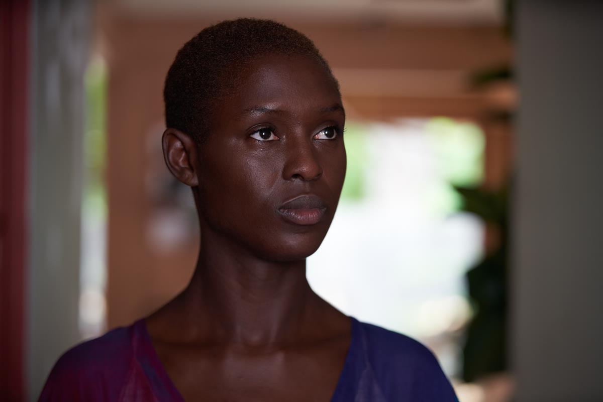 Jodie Turner-Smith as Kyra in director Kogonada’s “After Yang.” Cr: A24