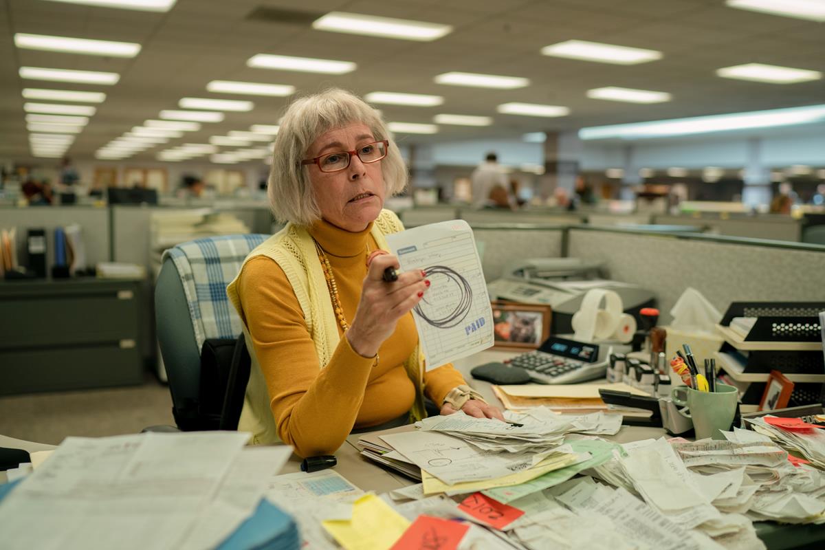 Jamie Lee Curtis as Deirdre Beaubeirdra in “Everything Everywhere All At Once,” directed by Daniel Kwan and Daniel Scheinert. Cr: Allyson Riggs/A24
