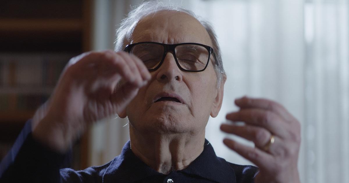 Ennio Morricone, one of the most influential composers in the history of cinema, says “Music is an abstract element added to the film and it’s not necessary – but when we need to hear it, we need to let it be free.” Cr: Dogwoof