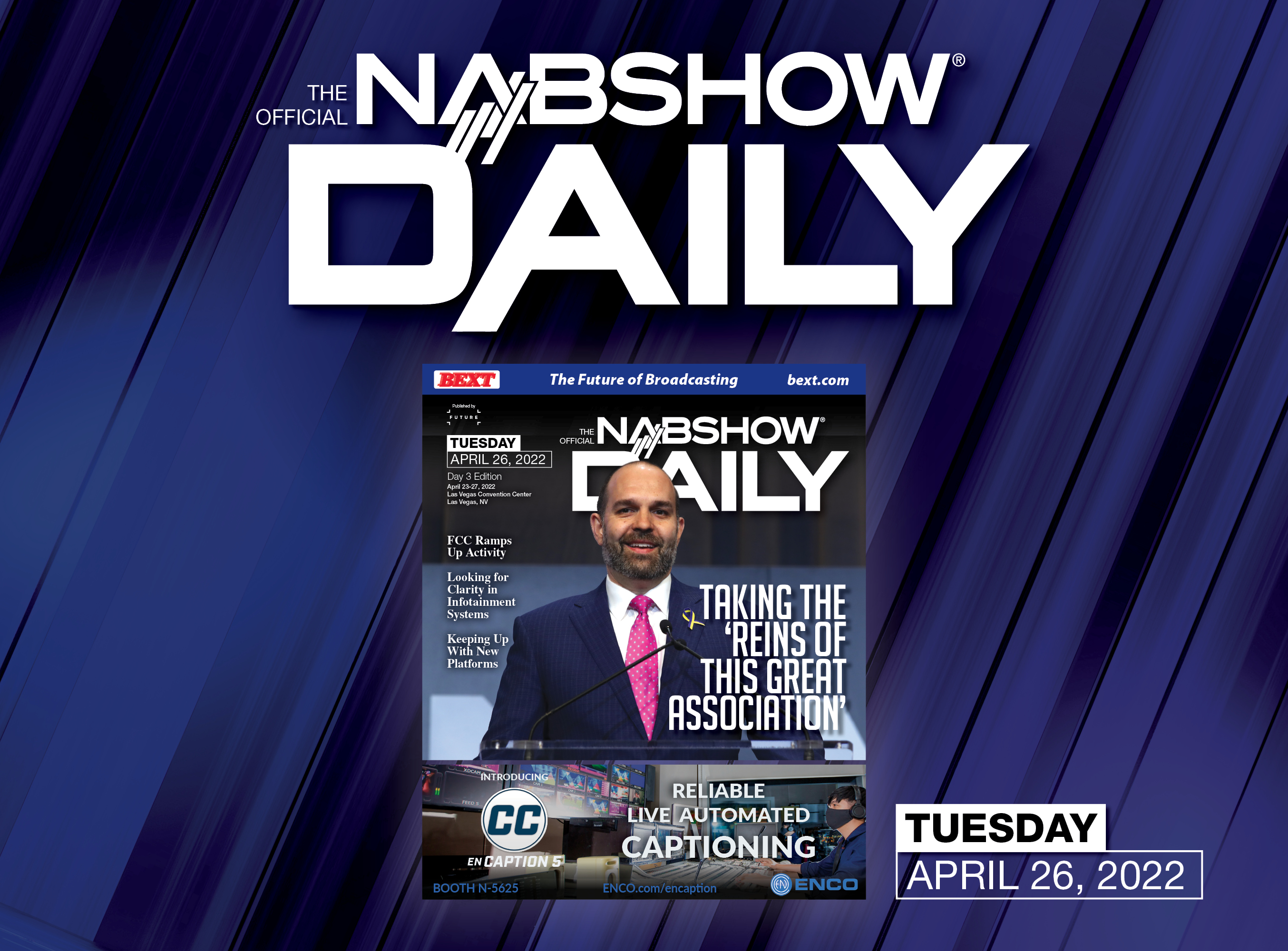 Download the NAB Show Daily’s Digital Edition for Tuesday, April 26