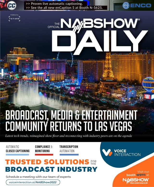 View or download the NAB Show Daily’s Digital Preview edition.