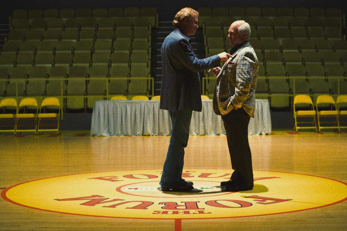 John C. Reilly as Jerry Buss and Michael Chiklis as Red Auerbach in season 1 episode 2 of “Winning Time: The Rise of the Lakers Dynasty.” Cr: Warrick Page/Warner Media
