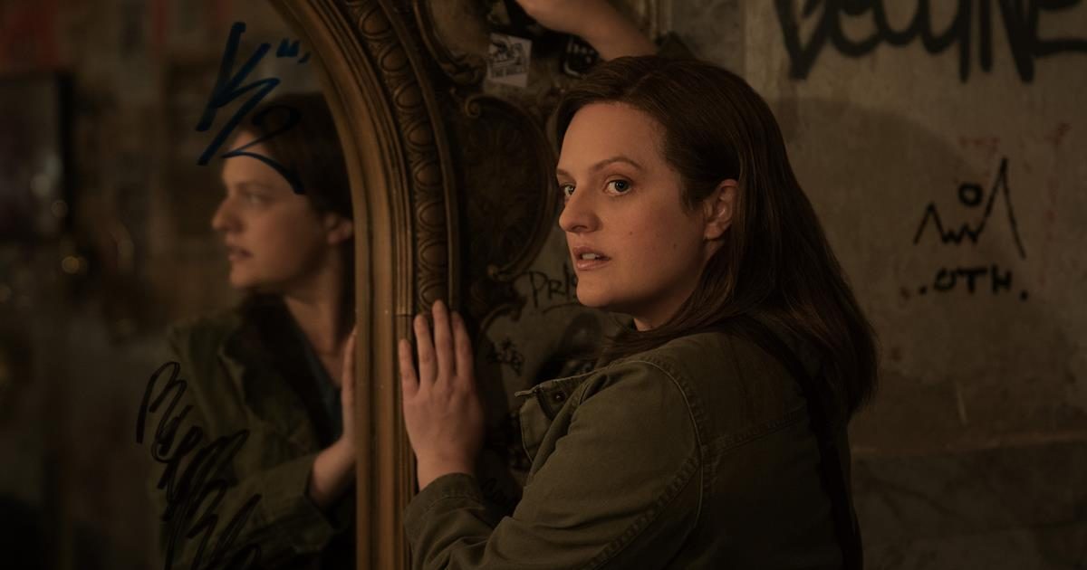 An unreliable narrator with only a brief memory of the attacker she’s searching for, Elizabeth Moss plays Kirby Mazarachi in “Shining Girls.” Cr: Apple TV+
