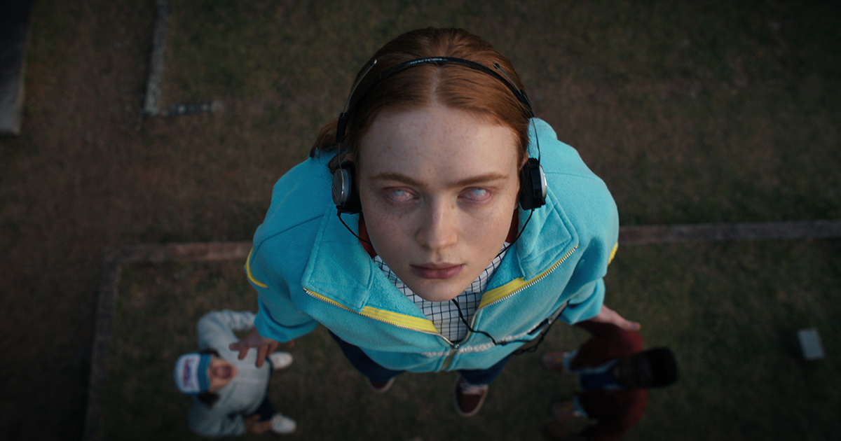 STRANGER THINGS. Sadie Sink as Max Mayfield in “Stranger Things” Cr. Courtesy of Netflix © 2022
