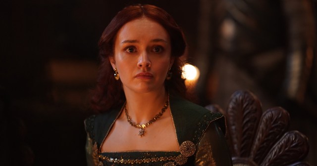 Olivia Cooke as Alicent Hightower in HBO’s “House of the Dragon,” photograph by Ollie Upton/HBO