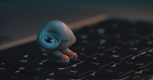 It took more than a decade for the hybrid stop-motion/live-action “Marcel the Shell with Shoes On” to move from his DIY origins to a full-length feature. Cr: A24