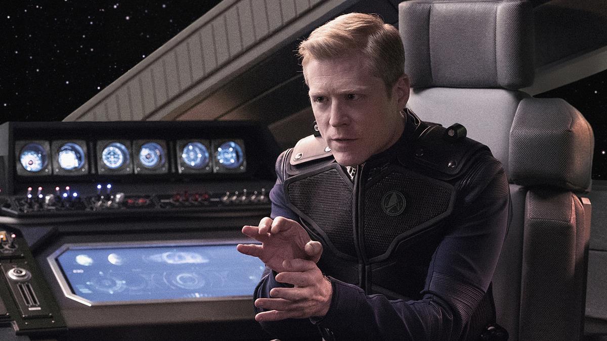 Anthony Rapp as Lieutenant Paul Stamets in episode 5 of “Star Trek: Discovery.” Cr: Michael Gibson /Paramount+