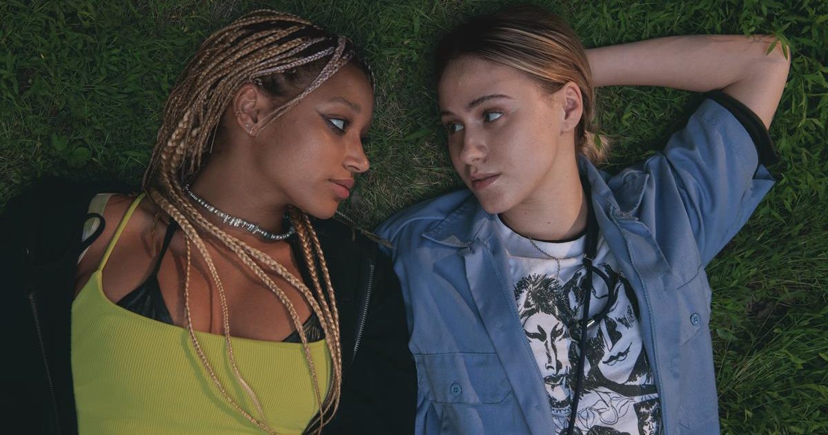 Starring Amandla Stenberg as Sophie and Maria Bakalova as Bee, alongside Rachel Sennott, Lee Pace, Chase Sui Wonders and Pete Davidson, Halina Reijn’s “Bodies Bodies Bodies” is a slasher-comedy-satire with undercurrents of social commentary on the narcissism of Gen Z. Cr: Eric Chakeen/A24