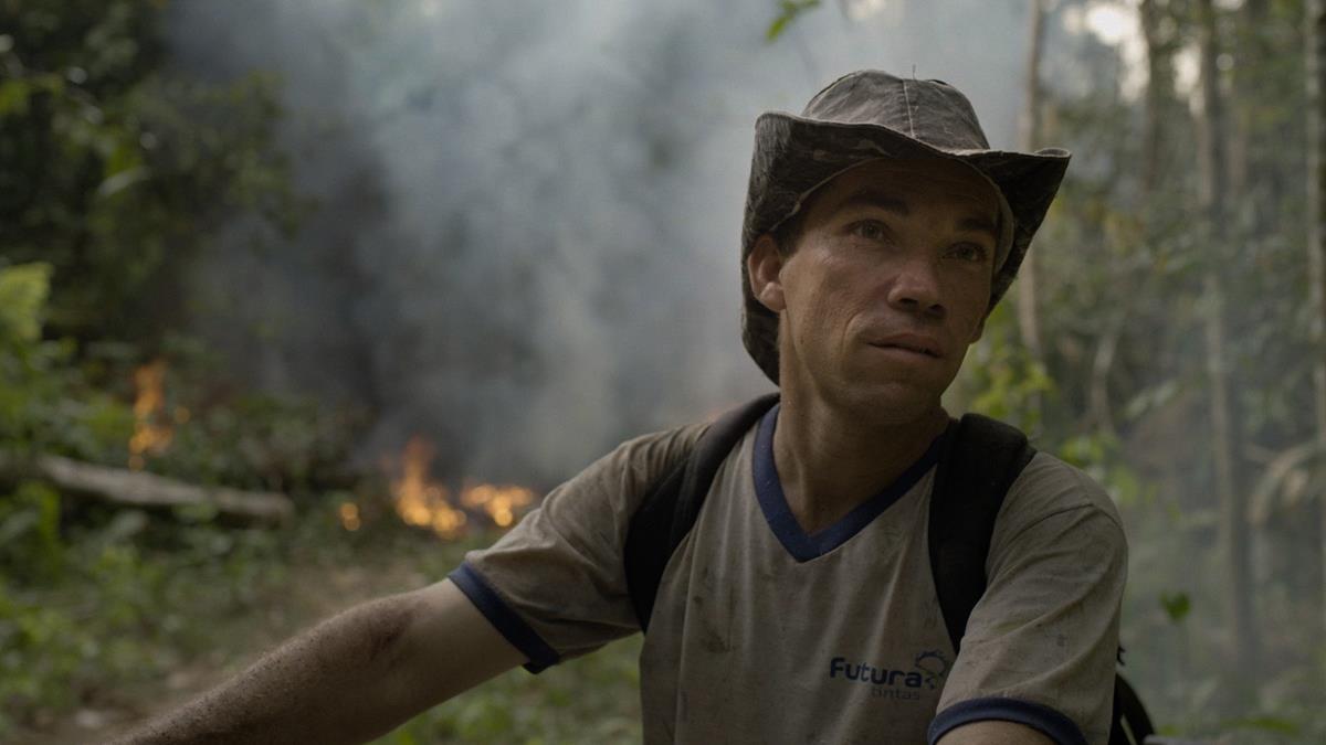 Martins, a settler in the Amazon. Cr: Alex Pritz/Amazon Land Documentary