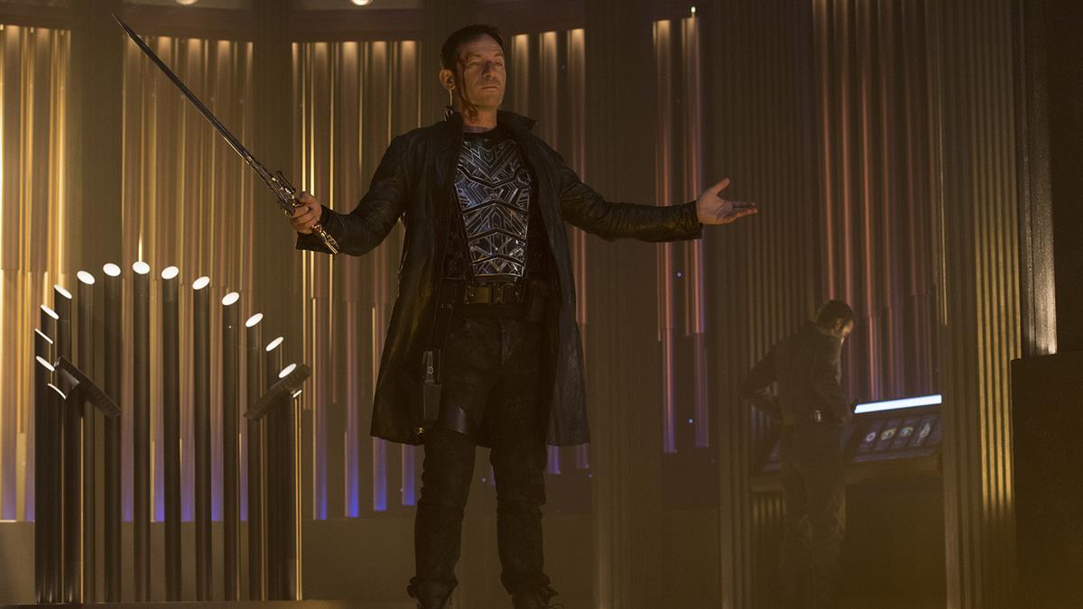Jason Isaacs as Gabriel Lorca in episode 13 of “Star Trek: Discovery.” Cr: Ben Mark Holzberg /Paramount+