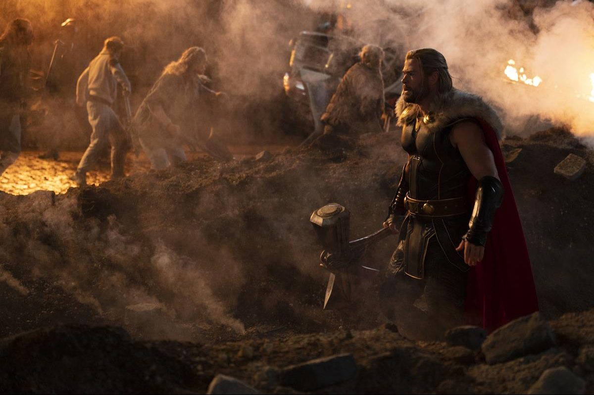 Chris Hemsworth as Thor in “Thor: Love and Thunder.” Cr: Jasin Boland/Marvel Studios