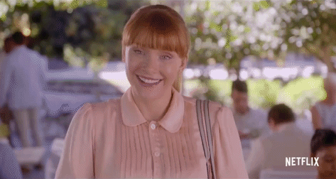 Bryce Dallas Howard in the “Nosedive” episode of “Black Mirror,” courtesy of Netflix