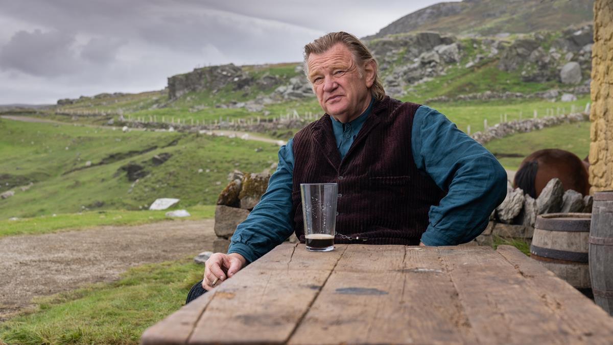 Brendan Gleeson as Colm Doherty in “The Banshees of Inisherin.” Cr: Jonathan Hession/Searchlight Pictures