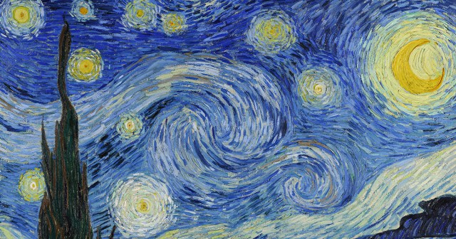 Vincent van Gogh, (1853-1890) The Starry Night, 1889, oil on canvas. Museum of Modern Art, New York City.